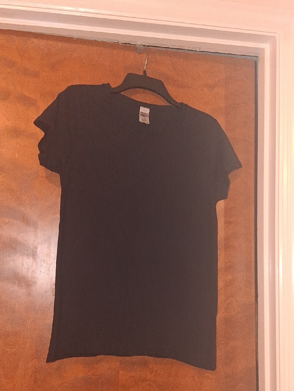 Gildan Black Short Sleeve Women's Crew Tee
